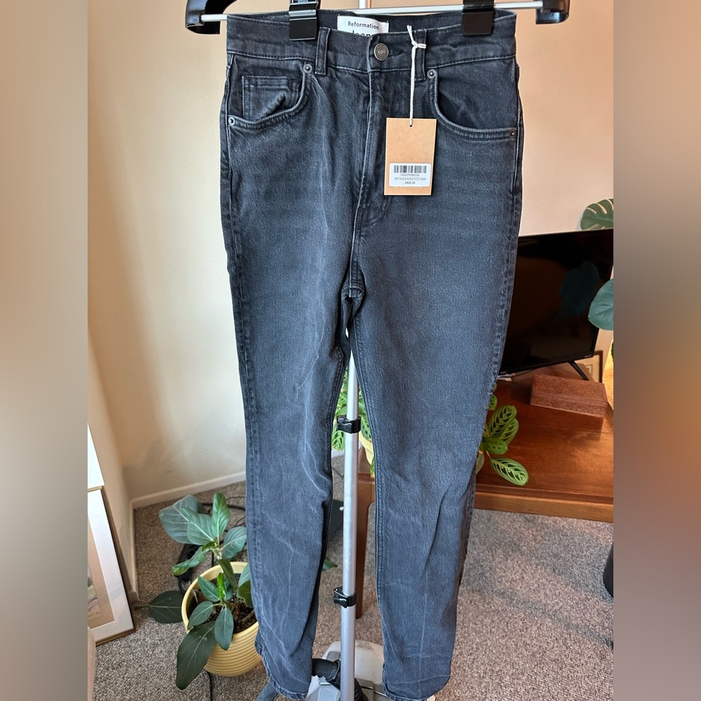 New - Reformation Peyton High Rise Bootcut Jeans - size 26 - Picture 9 of 10